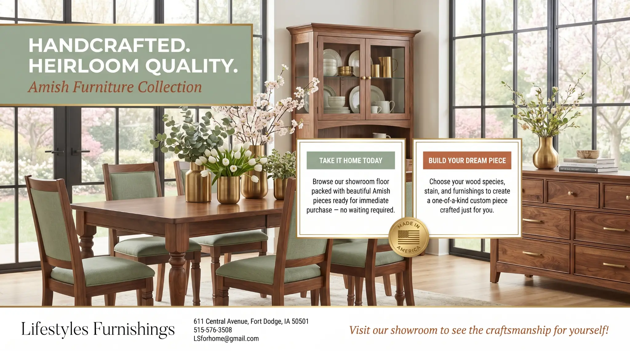 Handcrafted Amish Furniture Collection — Lifestyles Furnishings