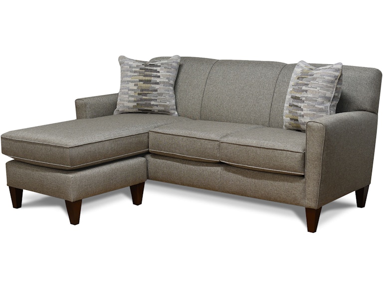 V2C056R Sofa with Floating Ottoman Chaise